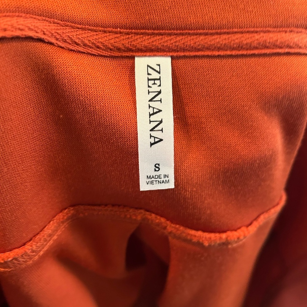 Rust Fleece Shacket Womens Oversized Button Shirt Jacket Utility soft lounge - Picture 11 of 12